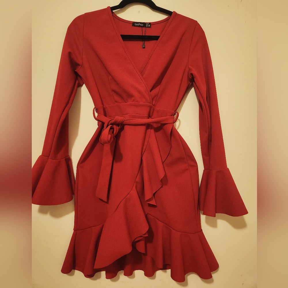 Boohoo Tango red dress - Small/Medium